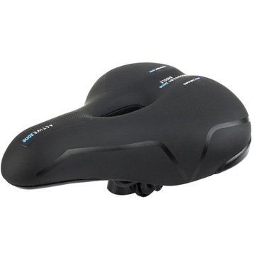 siodełko JT S200 ACTIVE FLOW czarne z otworem BLUE