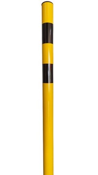 SŁUPEK PARKINGOWY OSTRZEGAWCZY ŻÓŁTY FI60 150CM
