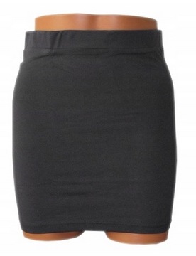 MINI SPÓDNICA SPÓDNICZKA BAWEŁNA GRAFIT SZARA M