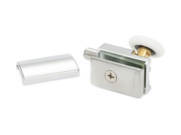 МЕТАЛЛИЧЕСКИЕ ОДИНОЧНЫЕ РОЛИКОВЫЕ ДЛЯ ДУШЕВЫХ КАБИН ДНО СЪЕМНОЕ 23 ММ