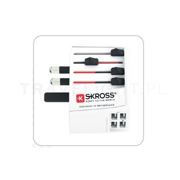 Адаптер SKROSS MUV 4xUSB для Мексики и 200 стран