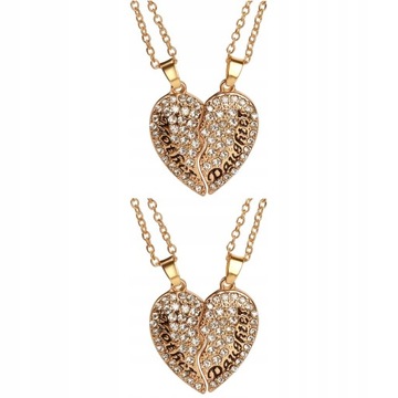 Mother Gift Mother's Day Daughter Necklace 2 PCS