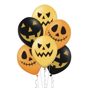 Набор оранжевых гирлянд и воздушных шаров HALLOWEEN