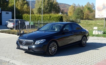 Mercedes Klasa E W213 Limuzyna 2.0 220d 194KM 2018 Mercedes-Benz Klasa E 220d 195KM 4Matic Salon PL 2 wlasciciel Bogate wypos