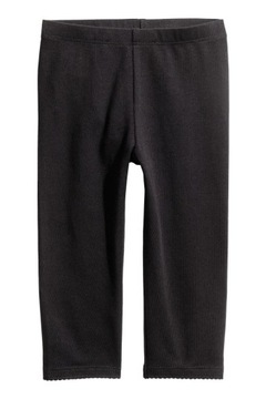 H&M HM Legginsy 3/4 elastyczne krótkie 128 cm