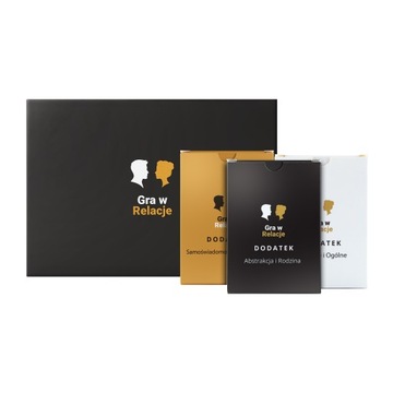 Gra w Relacje - gra małżeńska, dla par + 3 dodatki