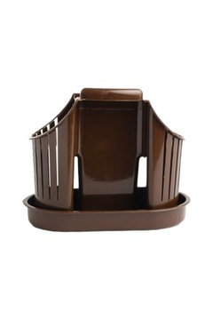 ПЛАСТИКОВЫЙ ПОДДОН ДЛЯ СТОЛОВЫХ ПРИБОРОВ OC1 КОРИЧНЕВЫЙ