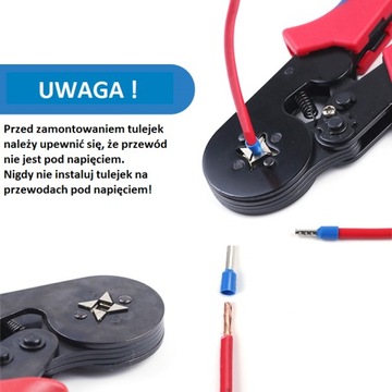 Наконечники, изолированные кабельные наконечники, разъемы + обжимной станок MLine