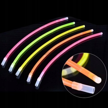 Светящиеся браслеты, флуоресцентные палочки, 100 шт!