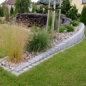 Palisada Granitowa Cięto-Łupana Obrzeże 30cm