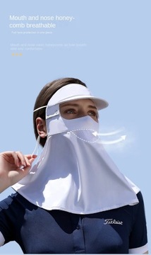 UV Protection Mask Solar Blocker for Face Kaffiyeh Sunscreen Shade Veil