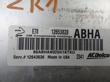 OPEL AMPERA MOKKA 1.4 ŘÍZENÍ JEDNOTKA MOTORU