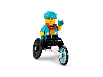 LEGO Minifigures Minifigurka 71032 SERIA 22 - Zawodnik na wózku Kolarz