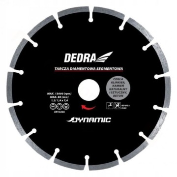 Tarcza Diamentowa Segmentowa 250mm Dedra Dynamic HP2117E