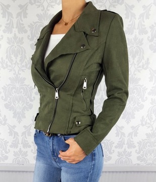 #КУРТКА-РАДИАТОР ЖЕНСКАЯ ЗАМШЕВАЯ - МОЛНИИ - ZARKA