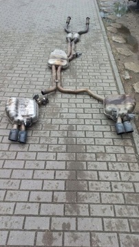 ORYGINALNY WYDECH KONCOWY TŁUMIK KOMPLETNY AKTYWNY AUDI A6 S6 C7 A7 S7 4G