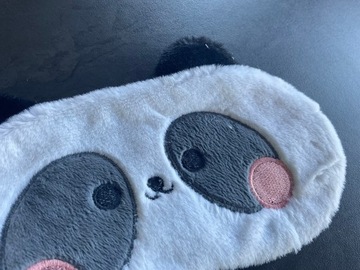 МАСКА ДЛЯ СПАНИЯ EYELID BADDER OLDMAN PANDA BEAR ПОДУШКА С ЭЛАСТИЧНЫМ ПЛЮШЕМ
