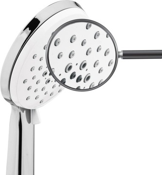 ХРОМИРОВАННЫЙ ДУШЕВОЙ РУЧКА 3 ФУНКЦИИ 120 мм WAVE