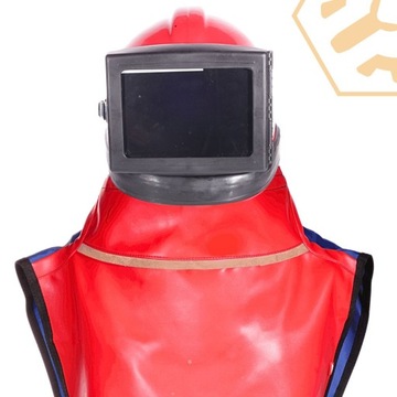 Шлем защитный пескоструйный с фартуком РЭС-3Г/ОН для дробеструйной обработки пескоструйного аппарата