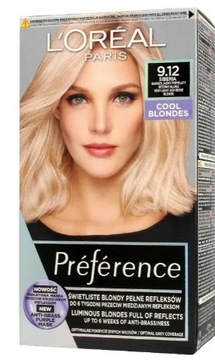 L'Oreal Paris Preference Farba do włosów 9.12