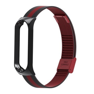 БРАСЛЕТ С МИЛАНСКИМ РЕМЕШКОМ ДЛЯ MI BAND 5–11 ЦВЕТОВ