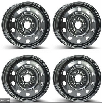 4× DISK OCELOVÝ ALCAR STAHLRAD 6.5" X 17" 5X127 ET 40