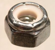 Гайки самоконтрящиеся дюймовые 8-32 UNC DIN985 оцинкованные 4 шт.