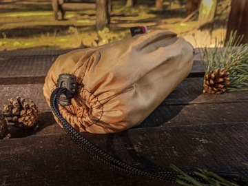 Брезент TigerWood 3×2 м Coyote + стропы Black Silk