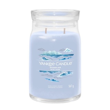 Duża świeca Signature Ocean Air Yankee Candle