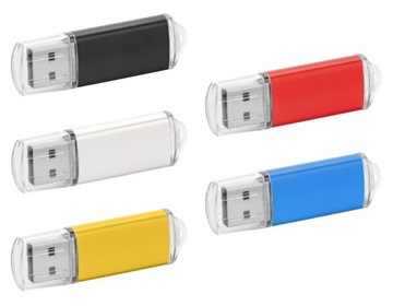 PENDRIVE REKLAMOWY ALUMINIOWY PD-19 GRAWER 4GB 10 SZT + GRATIS!