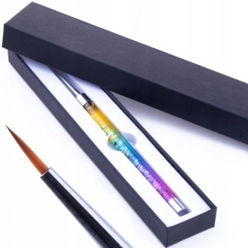 MollyLac Pro Liner 7 мм кисть для дизайна радужных ногтей