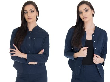 k7 ŻAKIET KURTKA BAWEŁNA STÓJKA (38-52) r.50