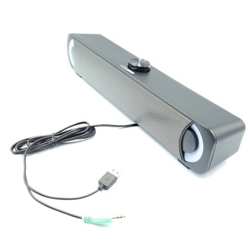 КОМПЬЮТЕРНЫЙ ДИНАМИК USB AUX SOUNDBAR RGB HPYLIF -H