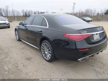 Mercedes 2021 Mercedes-Benz Klasa S 580 4Matic 2021 4.0l 4.0 Benzyna 496KM, zdjęcie 3