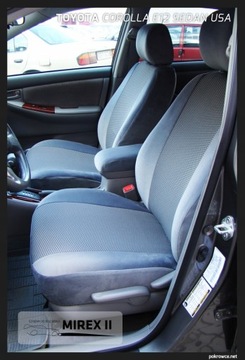 Чехлы из обивочных тканей Тойота Королла Е12