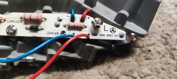 MERCEDES E TŘÍDA W211 VLOŽKA SVĚTLA ZADNÍ LEVÝ LED A2118200511 ORIGINÁLNÍ