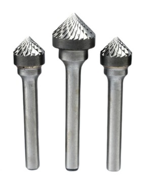 ФРЕЗА РОТОРНАЯ НАПИЛЬКА КОНИЧЕСКАЯ 90° ТИП K 16x8x6