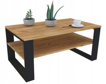 STOLIK KAWOWY DO SALONU ŁAWA LOFT 58x100x50 cm