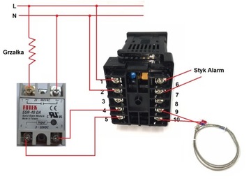 ПИД-регулятор температуры REX C100, термопара SSR K