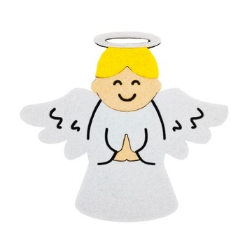 STRÓJ ANIOŁEK SPODNIE OPASKA BIAŁY 134-140 4el