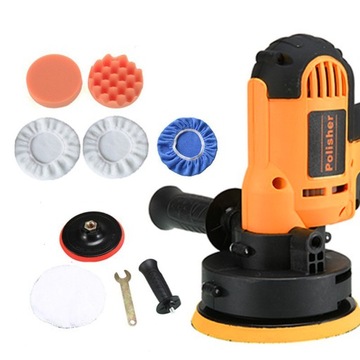 POLERKA SAMOCHODOWA LAKIERU COMPACT MAŁA PRZENOŚNA GĄBKI ZESTAW MOCNA