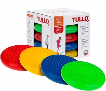 TULLO DYSKI SENSORYCZNE DO MASAŻU ĆWICZEŃ 4SZT