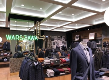 ПОДВЕСНАЯ ПОТОЛОЧНАЯ ПОЛКА LED GYP КАРДИНА 120СМ