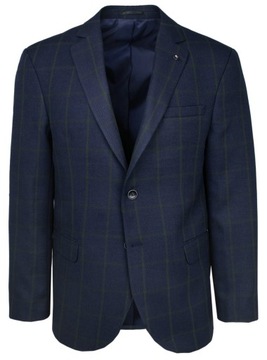 Granatowo-Zielona Marynarka VICTORIO 100/176