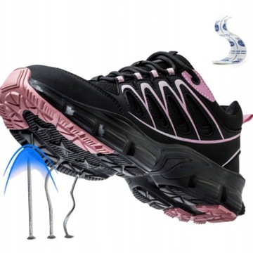 lekkie ochronne damskie robocze Buty sportowe BHP z podnosek