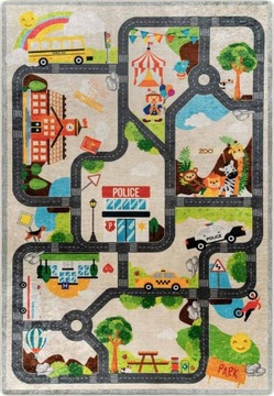 Dywan dla dzieci KIDS 574 Uliczki Drogi 160x230