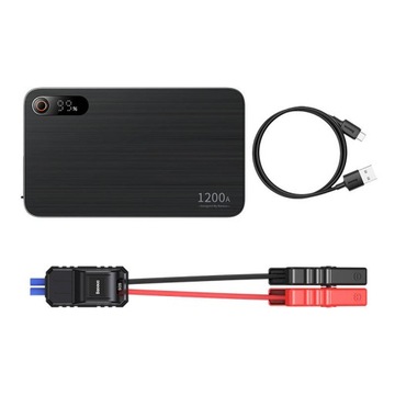 АВТОМОБИЛЬНЫЙ СТАРТЕР BASEUS POWERBANK JUMP 1200A 12000 МАч С КАБЕЛЯМИ