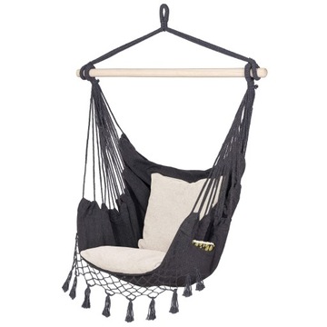 БРАЗИЛЬСКИЙ САДОВЫЙ ГАМАК С ПОДУШКАМИ ПОДВЕСНОЙ СТУЛ-КАЧАЛКА СТУЛ БОХО