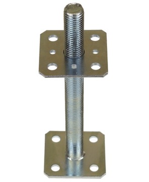 РЕГУЛИРУЕМАЯ РЕЗЬБОВАЯ СТЕРЖНЯ ОСНОВАНИЯ СТОЙКИ 80х80х250 ММ PSR80 + КРЕПЛИТЕЛЬНЫЕ ВИНТЫ