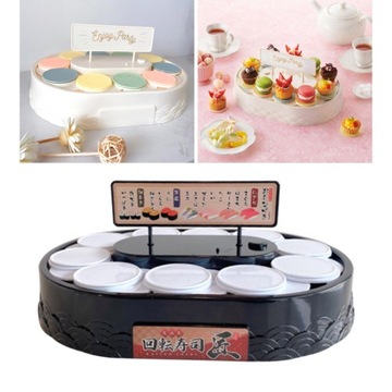 Кекс Rotary Macaron на батарейках, черный